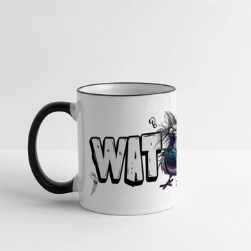 WAT IS'N?-Panoramatasse - Weiß/Schwarz