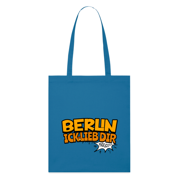 BERLIN ICK LIEB DIR - Bio-Stoffbeutel - Königsblau