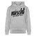 NÜSCHT FÜR SCHWACHE NERVEN-Unisex Bio-Hoodie mit Berliner Schnauze - Grau meliert