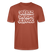 VAFATZ DA VOM JELÄNDE-Unisex T-Shirt Bio-Berliner Schnauze - Terrakotta