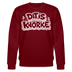DIT IS KNORKE-Unisex Bio-Sweatshirt mit echt Berliner Schnauze - Burgunderrot