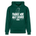 Berliner Spruch-FRÜHER WAR ALLET LEICHTERUnisex Bio-Hoodie - Forest