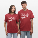 ICK FREU MA WIE BOLLE-Relaxed Fit Unisex Bio-T-Shirt - Erdrot