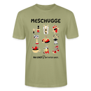 Berliner Verrücktheit-MESCHUGGE-Unisex T-Shirt BIO - Nebelgrün