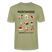 Berliner Verrücktheit-MESCHUGGE-Unisex T-Shirt BIO - Nebelgrün