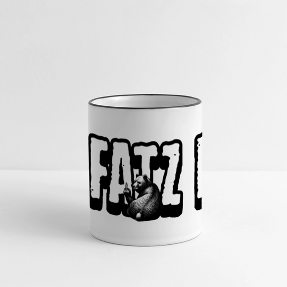 VAFATZ DA-Panoramatasse - Weiß/Schwarz