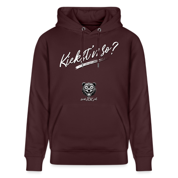 KIEKST'N SO?-Unisex Bio-Hoodie II - Maroon