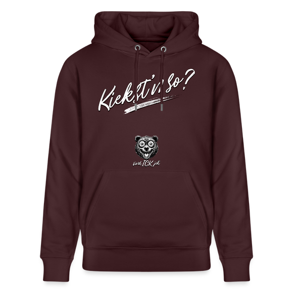 KIEKST'N SO?-Unisex Bio-Hoodie II - Maroon