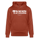Berliner Begrüssung-TACHCHEN IHR FLITZPIEPEN- Bio-Hoodie - Terrakotta