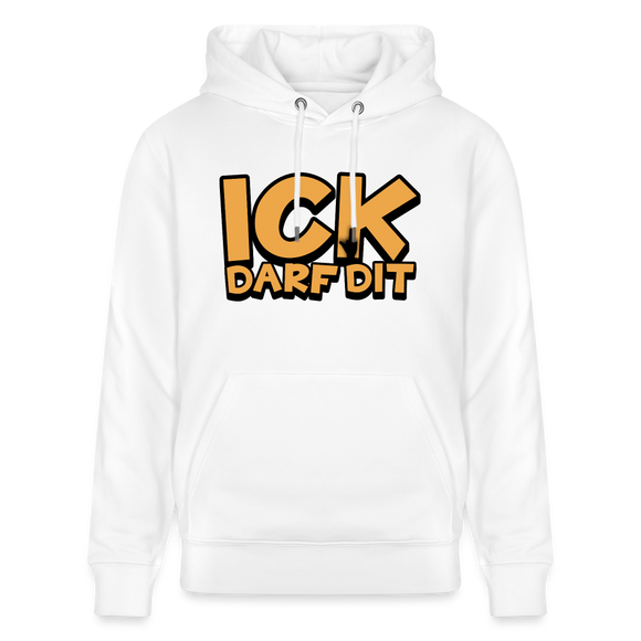 ICK DARF DIT - Bio-Hoodie CRUISER - Weiß