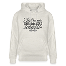 ICK KNUTSCH DIR - Unisex Bio-Hoodie - Beige meliert