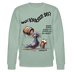 WAT KIEKSTN SO?-Unisex Bio-Sweatshirt - Helles Graugrün