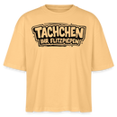 Berlin Shirt-TACHCHEN IHR FLITZPIEPEN-Frauen Boxy Bio-T-Shirt - Mispel