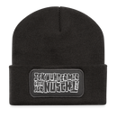Berliner Spruch-ICK WUNDER MIR-Beanie - Dunkelgrau