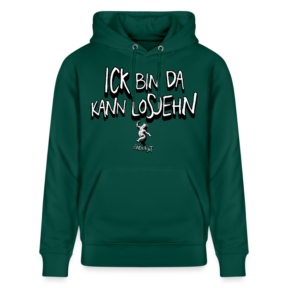 ICK BIN DA-Unisex Bio-Hoodie - Forest