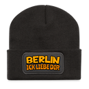 BERLIN ICK LIEBE DIR-Beanie - Dunkelgrau