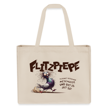 BERLINER FLITZPIEPE - Einkaufstasche - Naturweiß