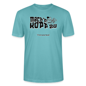 MACH N KOPP ZU-Unisex T-Shirt BIO - Pastelltürkis