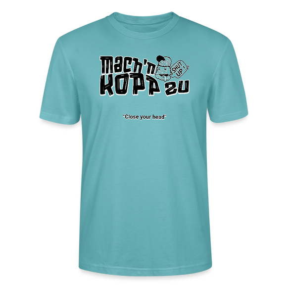 MACH N KOPP ZU-Unisex T-Shirt BIO - Pastelltürkis