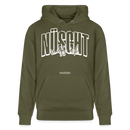 NÜSCHT MUSS ICK -Unisex Bio-Hoodie-2025 - Khaki Grün