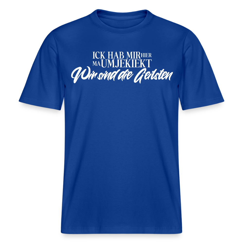 Wir sind die Geilsten-Relaxed Fit Unisex Bio-T-Shirt II - Dunkelblau