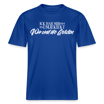 Wir sind die Geilsten-Relaxed Fit Unisex Bio-T-Shirt II - Dunkelblau