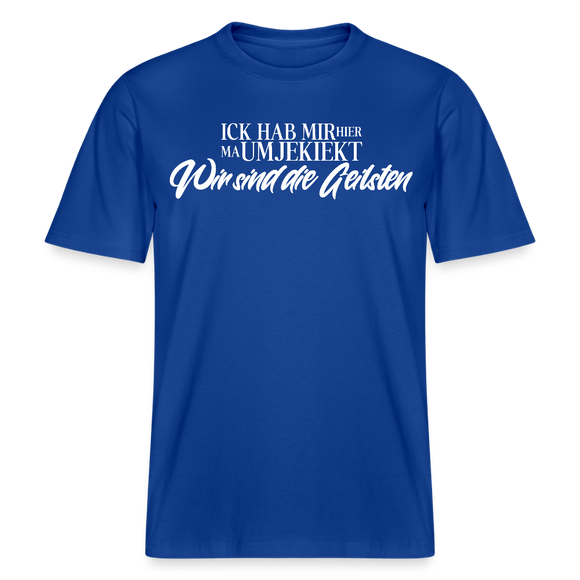 Wir sind die Geilsten-Relaxed Fit Unisex Bio-T-Shirt II - Dunkelblau