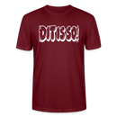 Berlin Shirt - DIT IS SO! - Bio Unisex T-Shirt mit Berliner Schnauze - Burgunderrot