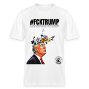#FCKTRUMP-Relaxed Fit Unisex Bio-T-Shirt - Weiß