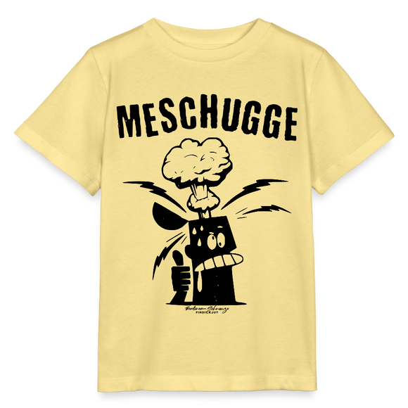 MESCHUGGE - Kinder BIO T-Shirt - Gelb Viva 