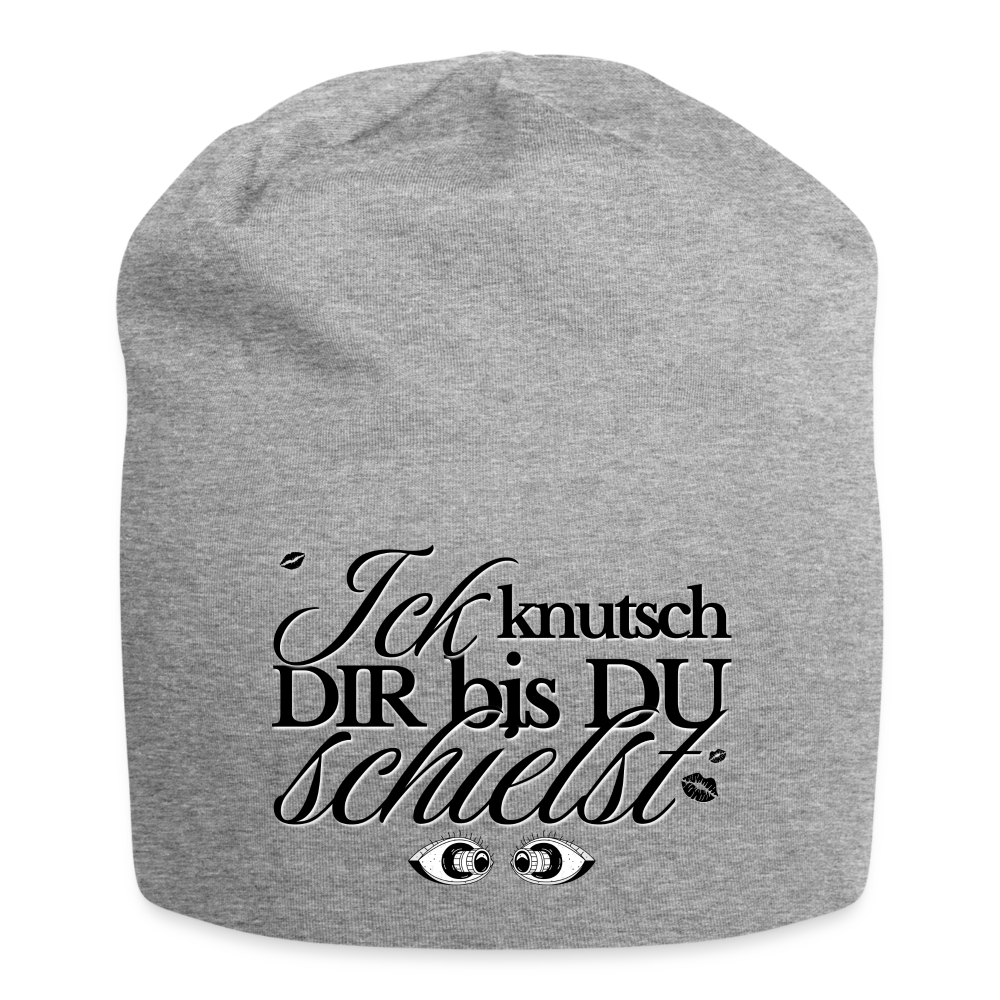 ICK KNUTSCH DIR - Jersey-Beanie - Grau meliert