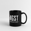KEENE ANGST ICK TU SIE NÜSCHT - Panoramatasse - Schwarz