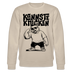 Berliner Spruch-KANNNSTE KNICKEN-Unisex Bio-Sweatshirt mit Berliner Bär - Beige