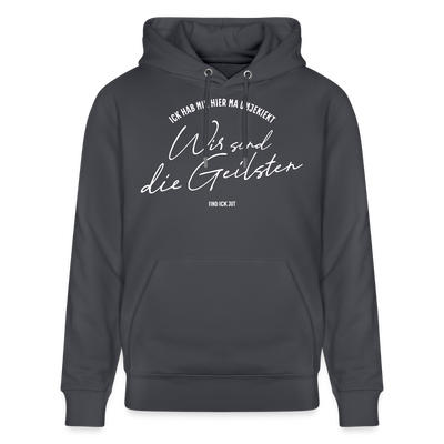 WIR SIND DIE GEILSTEN-Berlin26-Unisex Bio-Hoodie - Indigoblau