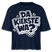 Berliner Spruch-DA KIEKSTE WA?-Frauen Boxy Bio-T-Shirt - Navy