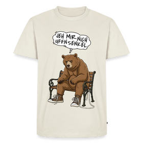 Berliner Bär-JEH MIR NICH UFFN SENKEL-Männer Premium T-Shirt - Naturweiß