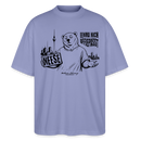 Berlin Souvenir mit Spruch-NEESE-Oversized Unisex Bio T-Shirt - Violett