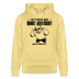 Berliner Bär mit Berliner Spruch-NETT KANN ICK OOCH-Unisex Bio-Hoodie - Gelb Viva 