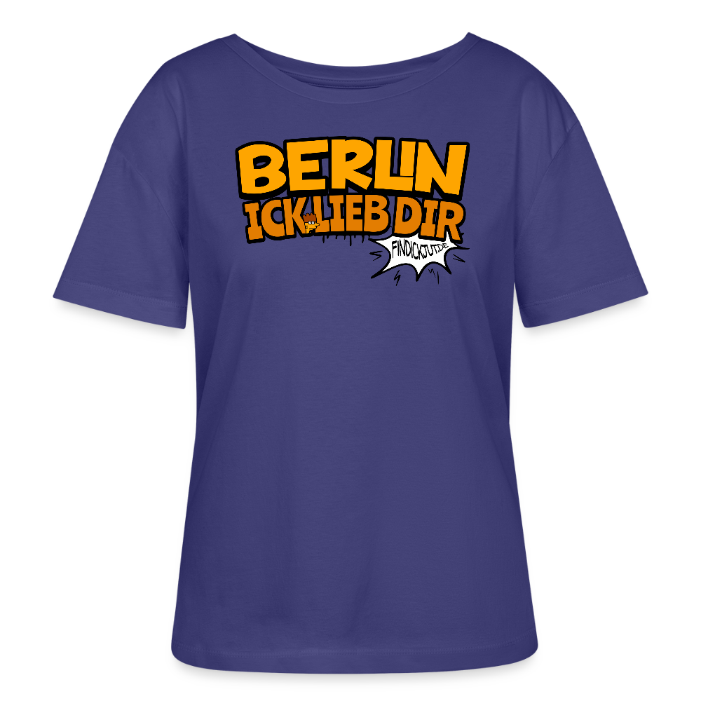 BERLIN ICK LIEB DIR-Rundhals Frauen Bio-T-Shirt - Dämmerung