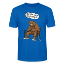 Berliner Bär Shirt-JEH MIR NICH UFFN SENKEL-Unisex T-Shirt - Pfauenblau