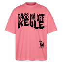 PASS MA UFF KEULE - Unisex Oversize Bio-T-Shirt BLASTER - Pink 