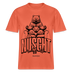 Berlin Shirt mit Schnauze-NÜSCHT-Relaxed Fit Unisex Bio-T-Shirt - Hellrot