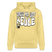 PASS MA UFF KEULE-Unisex Bio-Hoodie II - Gelb Viva 
