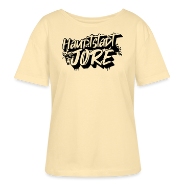 Berlin Shirt-HAUPTSTADTJÖRE-Rundhals Frauen Bio-T-Shirt - Creme