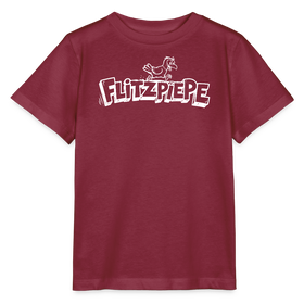 FLITZPIEPE-Kinder T-Shirt - Burgunderrot