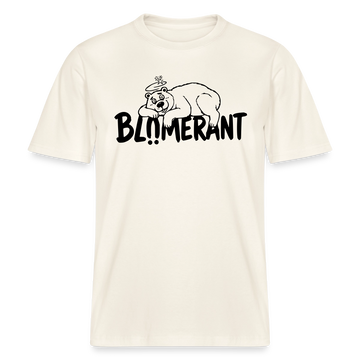 BLÜMERANT-RELAXED FIT Unisex Organic T-Shirt mit Berliner Schnauze - Naturweiß 