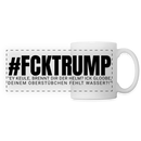 #FCKTRUMP-Panoramatasse - Weiß