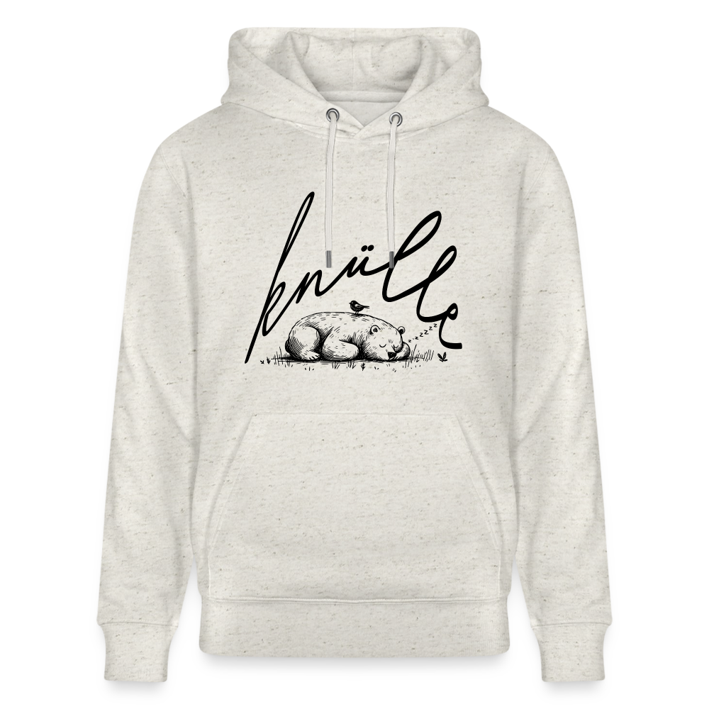 KNÜLLE - Unisex Bio-Hoodie - Beige meliert