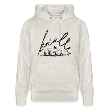 KNÜLLE - Unisex Bio-Hoodie - Beige meliert