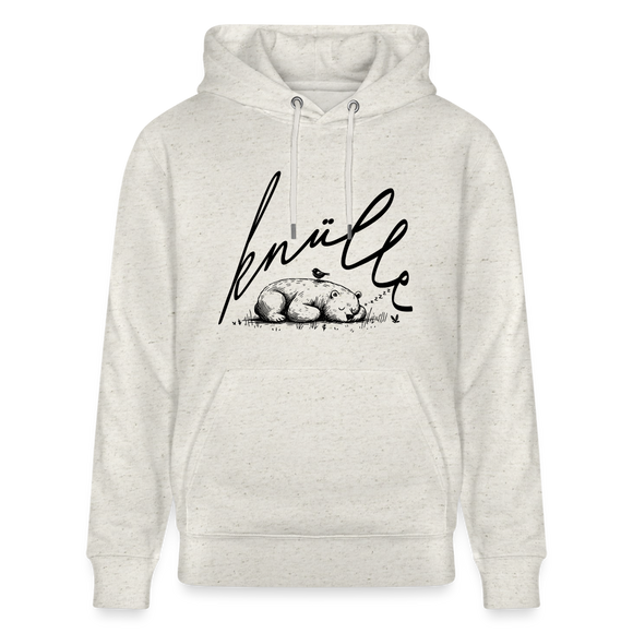 KNÜLLE - Unisex Bio-Hoodie - Beige meliert